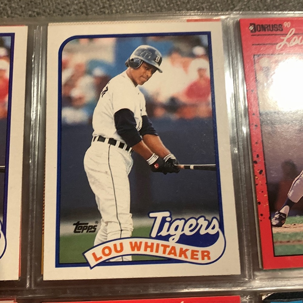 Lou Whitaker 1989 Topps Card #320